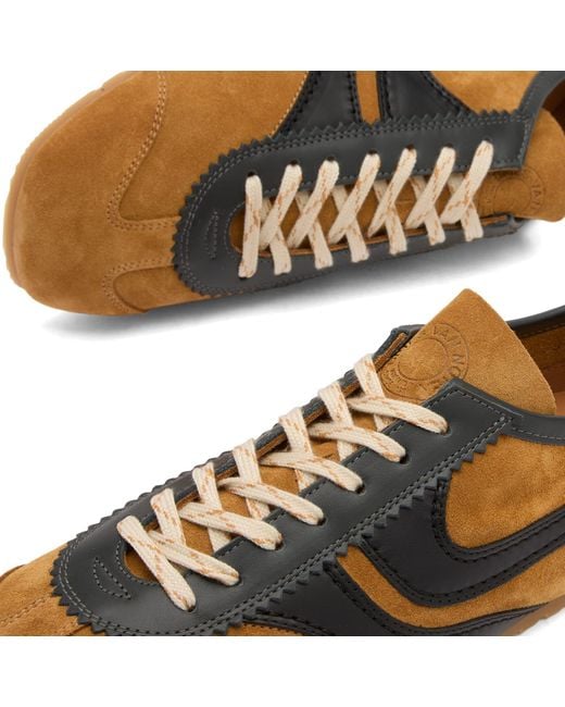 Dries Van Noten Brown Leather Sneaker for men