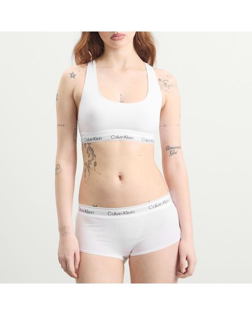 Calvin Klein White Icon Boy Short