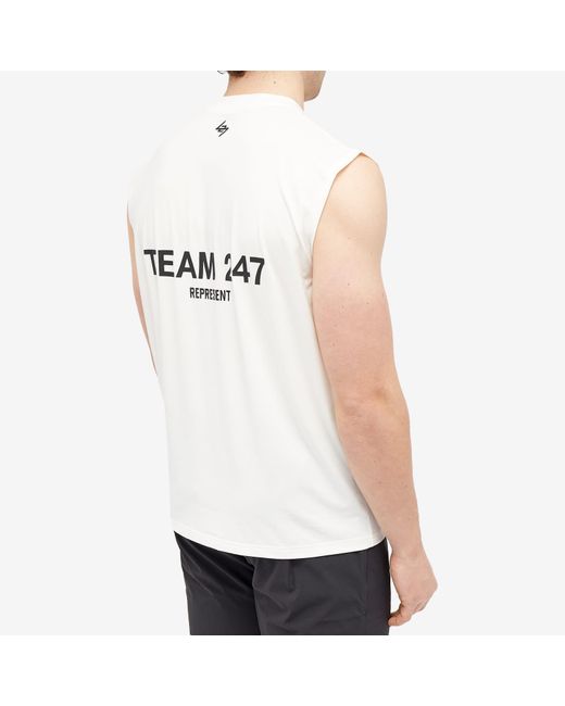 Represent White Team 247 Oversized Tank T-Shirt for men