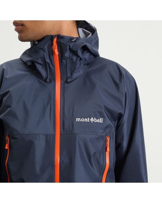 Montbell Blue Rain Dancer Jacket for men