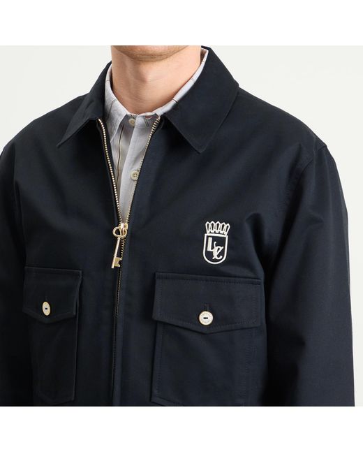 Late Checkout Blue Work Jacket for men
