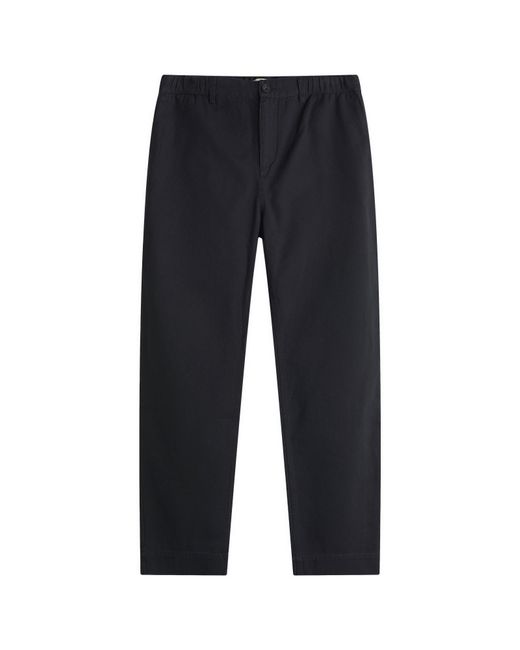 Kestin Blue Inverness Cotton Twill Trousers for men