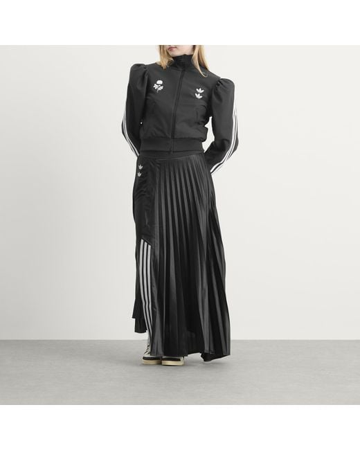 adidas X Willy Chavarria Pleated Skirt in Black | Lyst