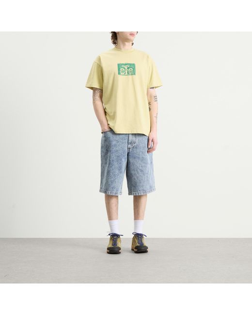 POLAR SKATE Yellow Relax T-Shirt for men