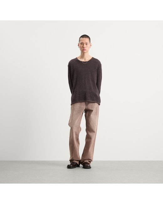 Our Legacy Brown Carlson Cut Jeans for men