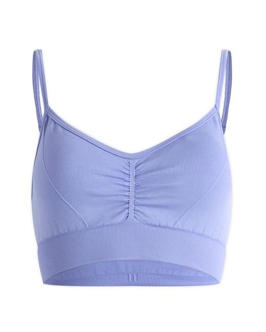 Tala Blue Sculpt Seamless Ruched Bra
