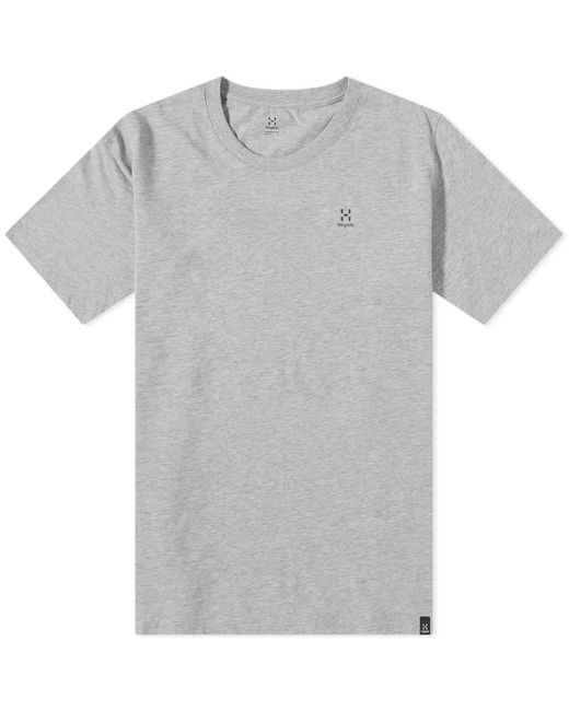 Haglöfs Cotton Camp T-shirt Men in Gray for Men | Lyst