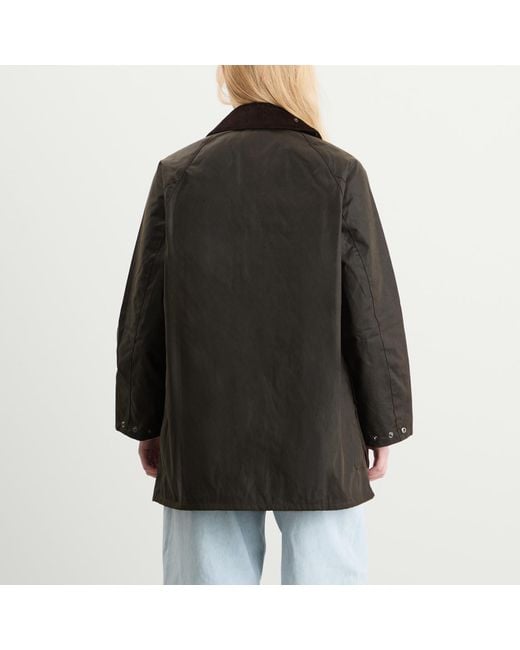Barbour Black Beaufort Wax Jacket