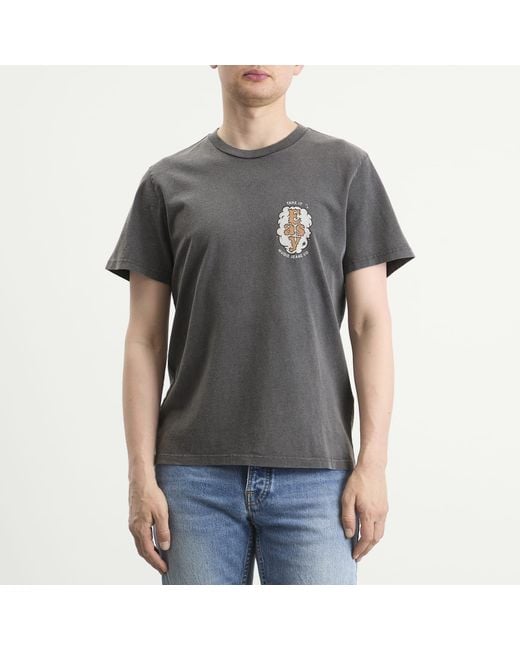 Nudie Jeans Gray Roy Easy Cloud T-Shirt for men