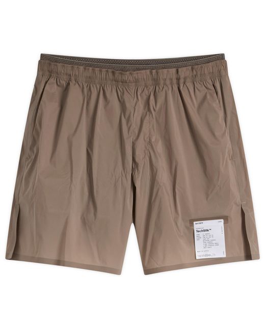 Satisfy Brown Techsilk 5” Shorts for men