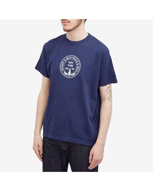 Sporty & Rich Blue Central Park T-Shirt
