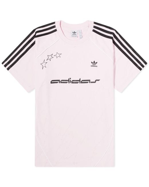 Adidas Pink Short Sleeve Football Jersey