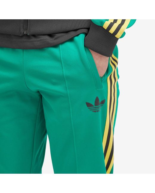 Adidas Green Jamaica Jff Track Pant for men