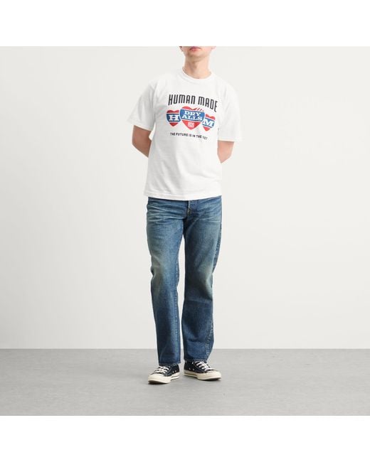 Human Made White Multi Heart T-Shirt for men