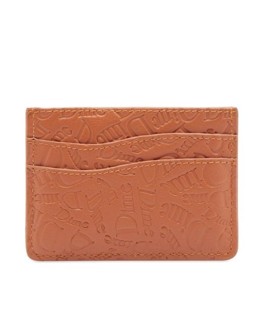 Dime Brown Haha Leather Cardholder for men