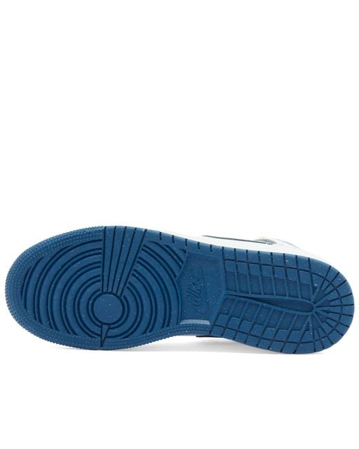 Nike Blue 1 Mid Se Gs Sneakers