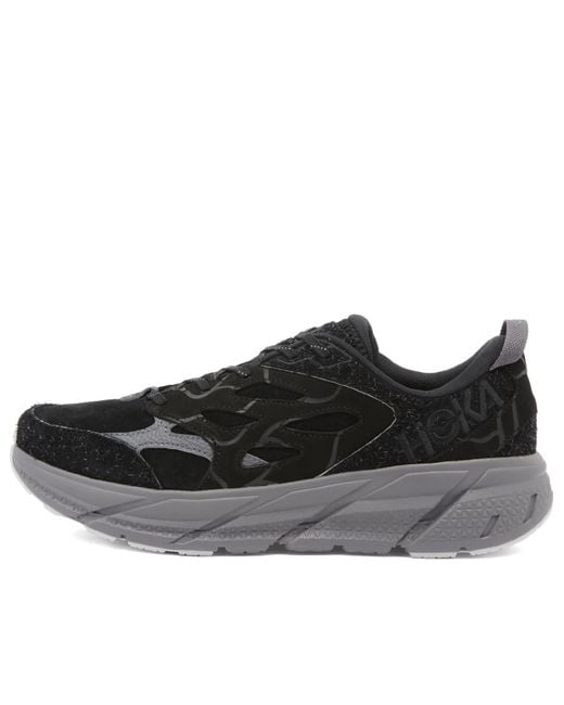 Hoka One One Black U Clifton L Suede Tp