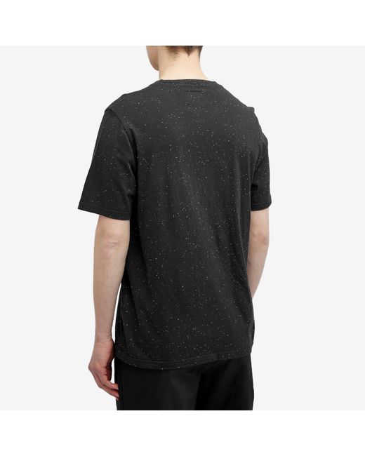 Folk Black Pocket Nep Assembly T-Shirt for men