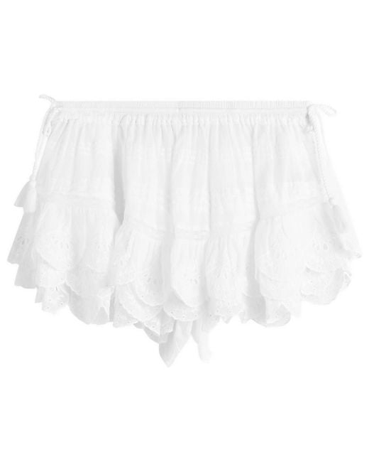 Isabel Marant White Puria Mini Skirt