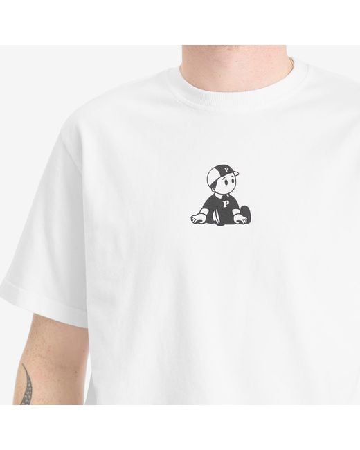 Pawa Speed Sports White Boy T-Shirt for men