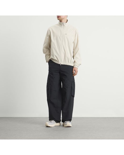 Moncler White Danby Zip Up Sport Jacket for men