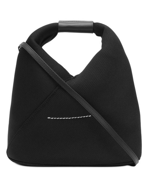 Maison Margiela Black Mm6 Small Japanese Crossbody Bag