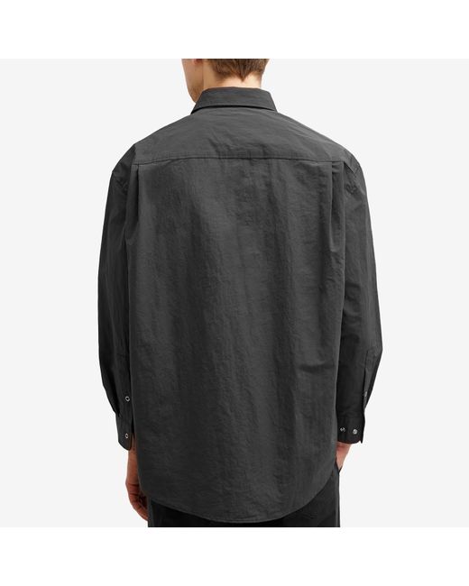 FRIZMWORKS Gray 3 Pocket Nylon Shirt for men
