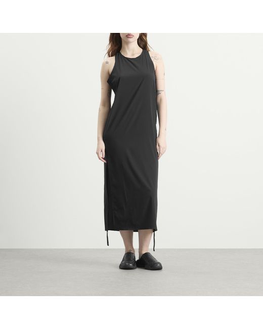 Y-3 Black Racer Midi Dress