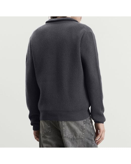 Canada Goose Gray Mckinney Quarter Zip Knit for men