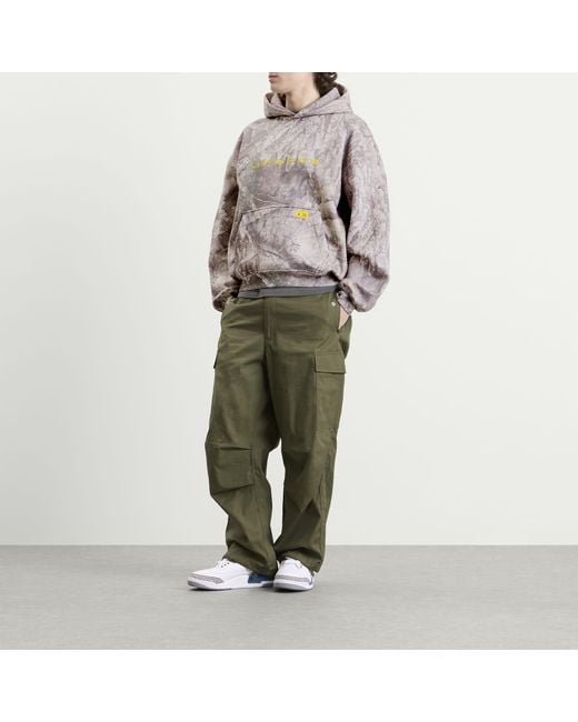 Nike Gray Brooklyn Camo Fleece Hoodie for men