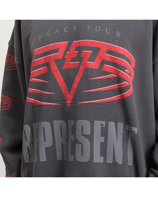 Represent Gray Living Legacy Tour Hoodie for men