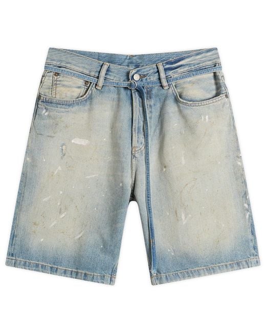 Acne Blue Roland Denim Shorts