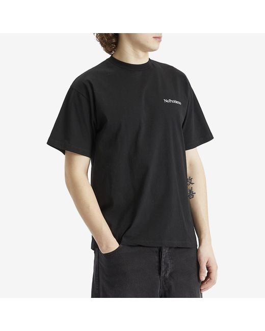 No Problemo Black Eau De Problemo Ss T-Shirt for men