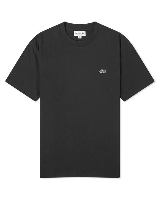 Lacoste Black Classic Cotton T-Shirt for men