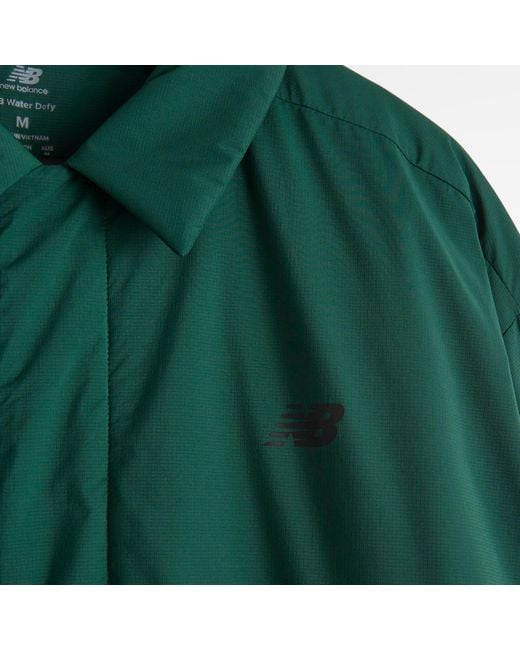 New Balance Green Coaches Jacket
