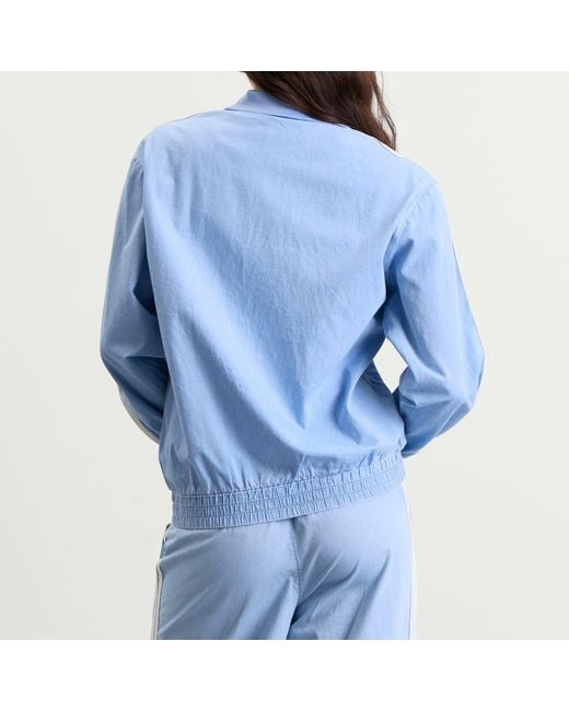 Adidas Blue Denim Firebird Tracktop