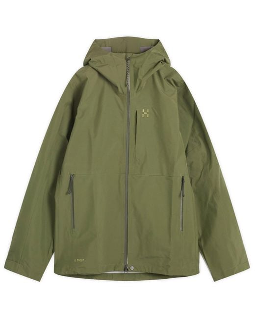 Haglöfs Green Front Proof Ii Waterproof Jacket for men