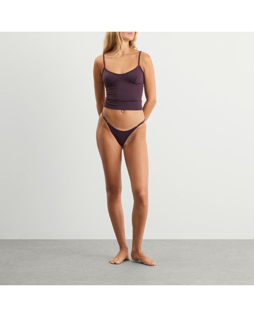 Fruity Booty Purple Melanzane Bikini Bottom
