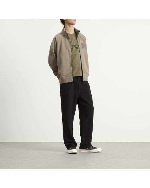 Heresy Gray Knot Zip Knit Cardigan for men