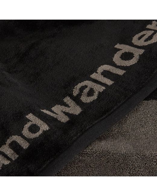 And Wander Black End. X Towel