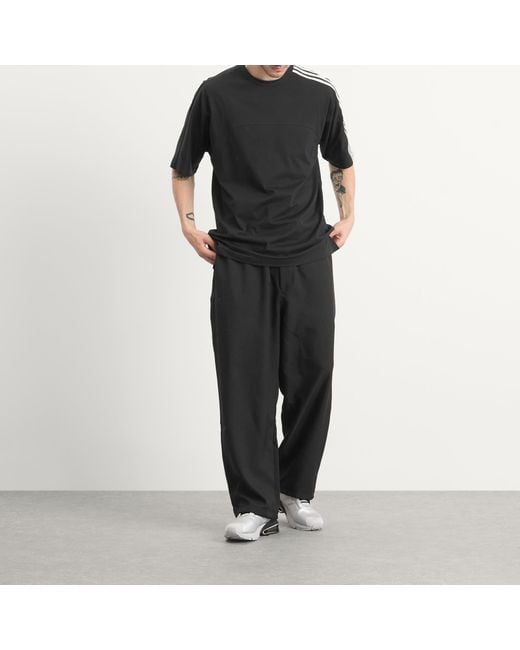 Y-3 Gray Track Pant 3 Stripes for men