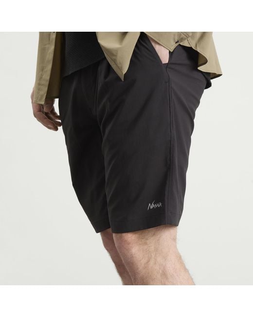 NANGA Black Excursion Shorts for men