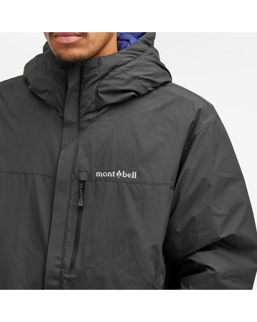 Montbell Black Reversible Colorado Parka for men