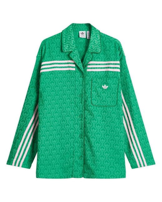 Adidas Green Pyjama Top