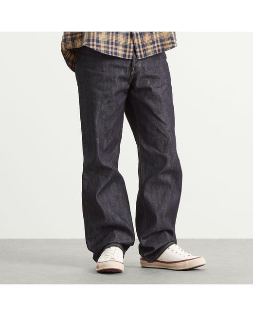Visvim Gray Social Sculpture 01 Wide Unwashed Jeans for men