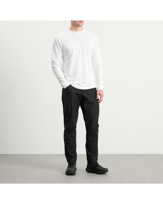 Arc'teryx White Kragg Sl Long Sleeve T-Shirt for men