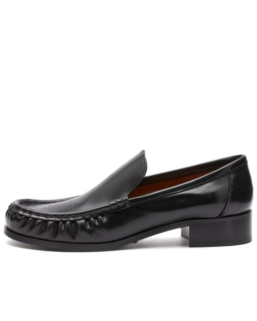 Acne Black Babi Due Loafer Shoes