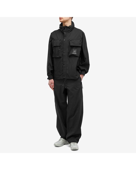 C P Company Black Metropolis Gore-Tex Infinium Uitility Jacket for men