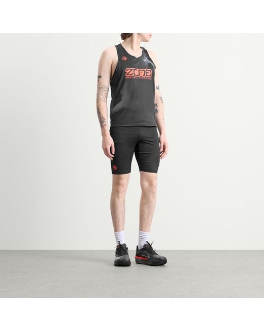 Nike Gray Aeroswift Half Tight for men