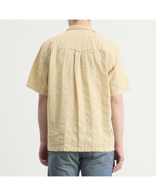 Forét Natural Peer Jacquard Stripe Vacation Shirt for men